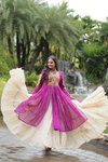 KA 5036 Kora Cotton Navaratri Special Mom Daughter Lehenga Choli Wholesale Shop In Surat